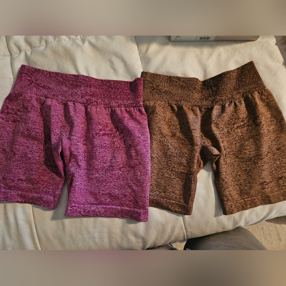 NVGTN digital shorts ginger Sugar Plum NWT